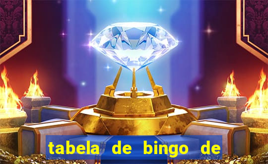 tabela de bingo de 1 a 100